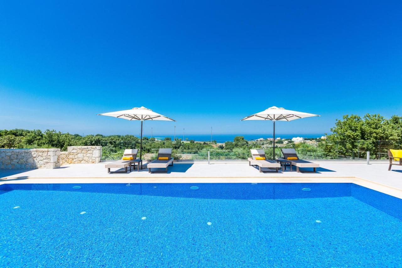 Luxury Cretan Villas With Private Pools Gallos Exterior photo