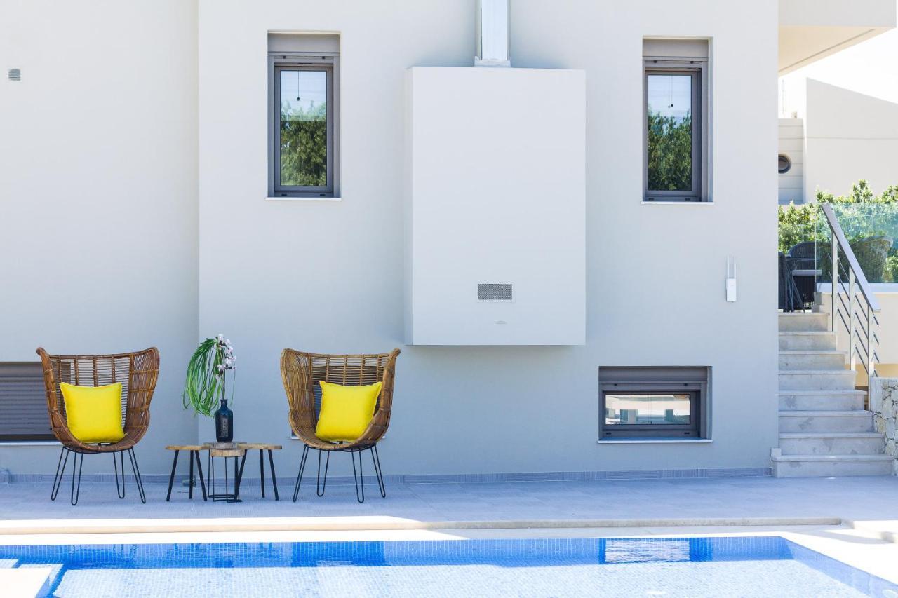 Luxury Cretan Villas With Private Pools Gallos Exterior photo