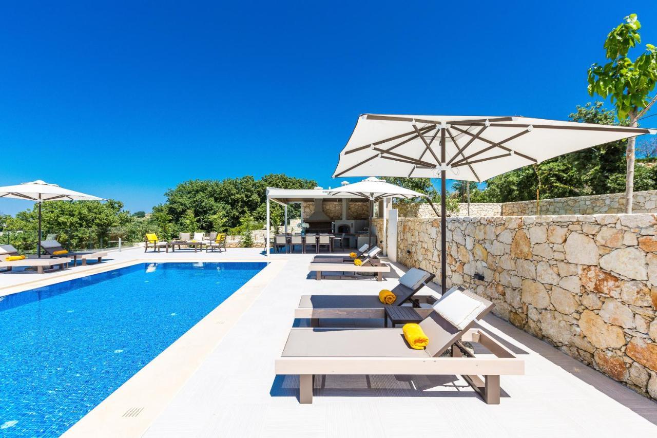 Luxury Cretan Villas With Private Pools Gallos Exterior photo