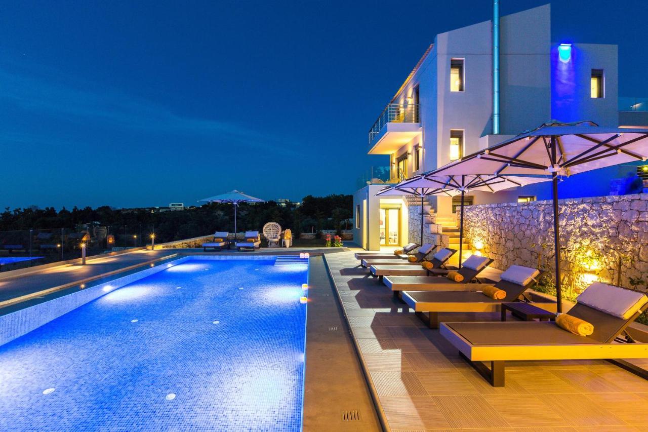 Luxury Cretan Villas With Private Pools Gallos Exterior photo