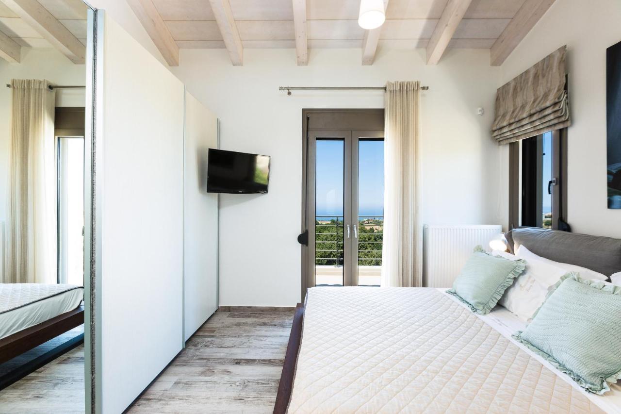 Luxury Cretan Villas With Private Pools Gallos Exterior photo