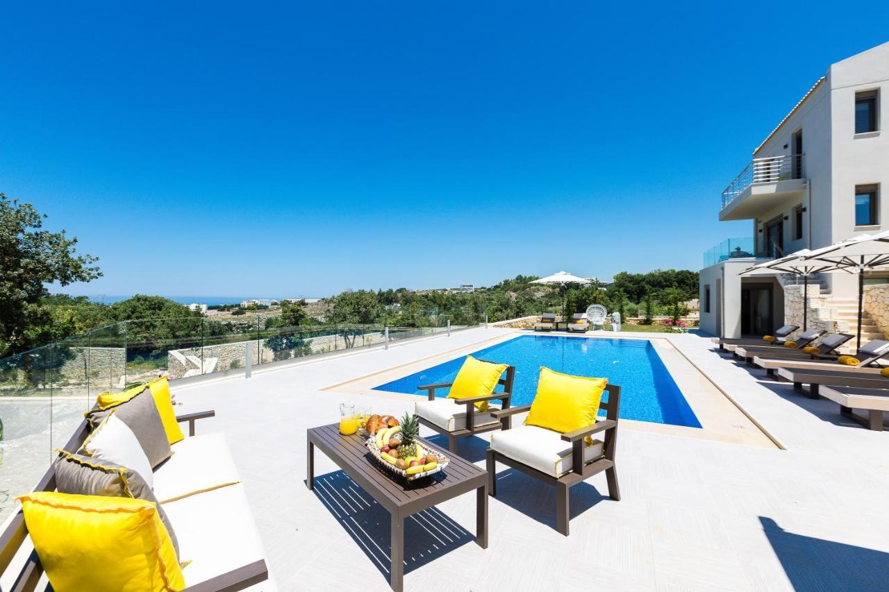 Luxury Cretan Villas With Private Pools Gallos Exterior photo